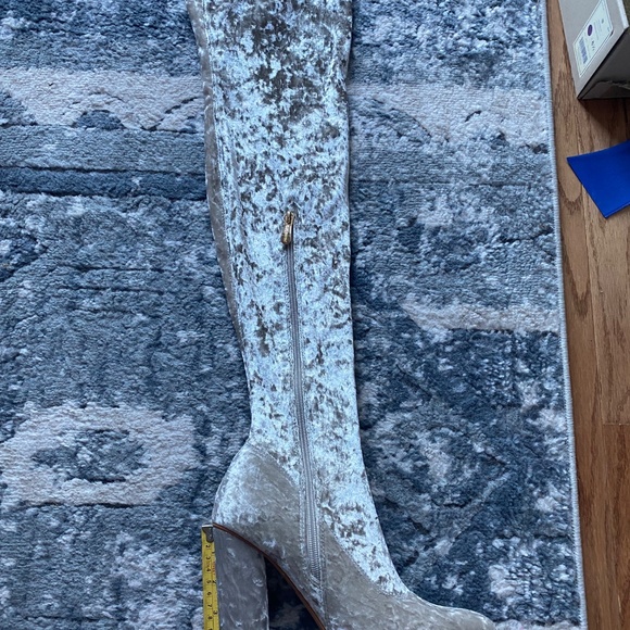CAPE ROBBIN THIGH HIGH OVER THE KNEE CRUSHED “VELVET” 8.5 - Picture 14 of 16